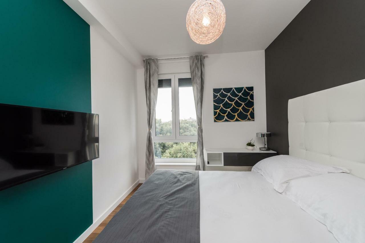 Luxury Penthouse Apartman Mandre Kültér fotó